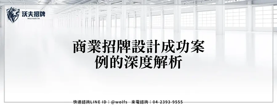 商業招牌設計成功案例的深度解析